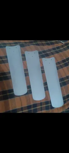 OPORTUNIDADE ÚNICA - JOGO DE 3 HÉLICES DE VENTILADOR TETO ORIGINAIS DA VENTILADORES E CIA 