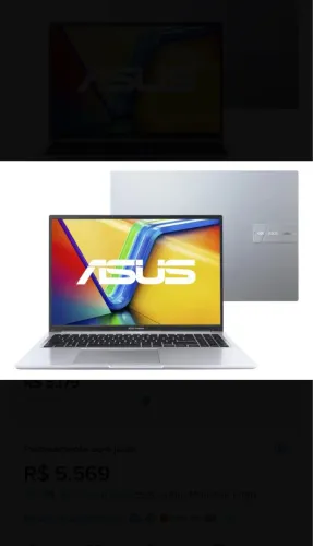 Asus vivobook 16 core i7 16GB 512ssd