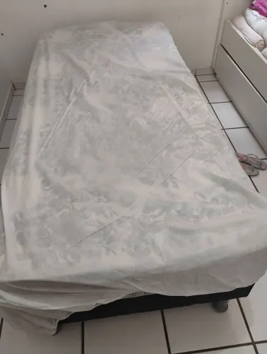 Vendo está cama , vai com o lençol impermeável.