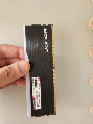 Memória RAM JUHOR DDR5 RGB 16GB 6000MHz - AMD EXPO / Intel XMP (Impecável)