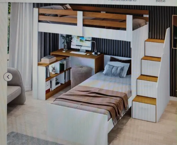 Vendo estação de quarto com bicama e escrivaninha