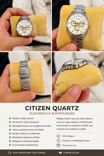 Citizen Quartz Elegance - Sofisticação e Estilo 