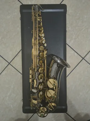 Saxofone Alto Eagle SA500 BG Black Onyx Impecável!!!