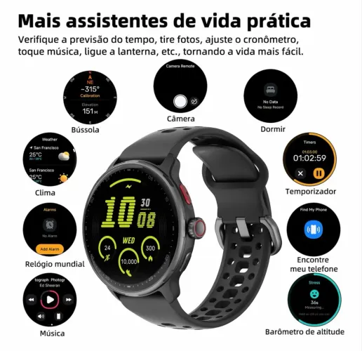 Smartwatch Bettdow com GPS - Excelente estado