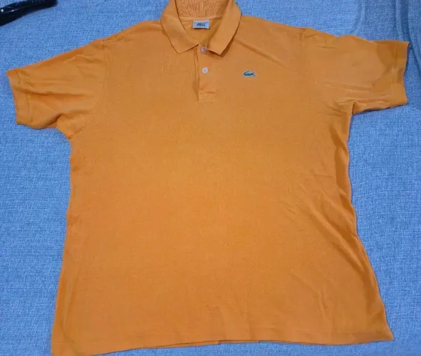 camisa polo Lacoste GG laranja, masculina