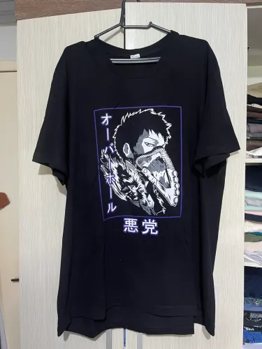 camiseta my hero academia preta gg