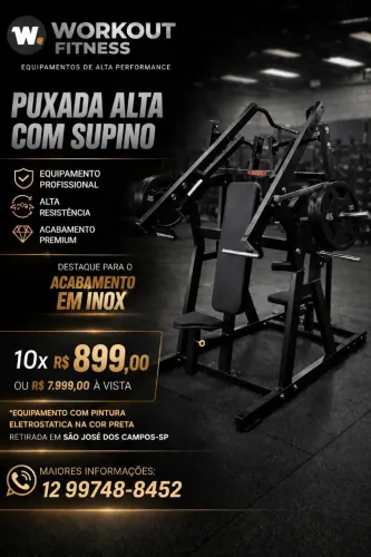 Puxada Alta com Supino<br>