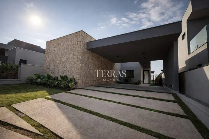 CASA TÉRREA MODERNA À VENDA NO CONDOMÍNIO RESERVA SAINT PAUL EM ITU/SP