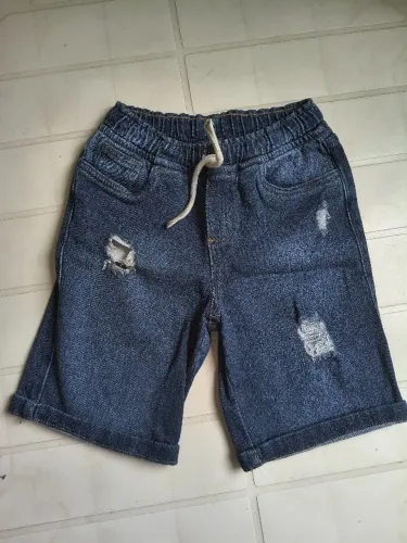 Bermuda jeans infantil