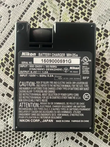 Carregador para bateria Nikon