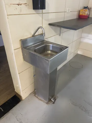 Pia industrial de inox
