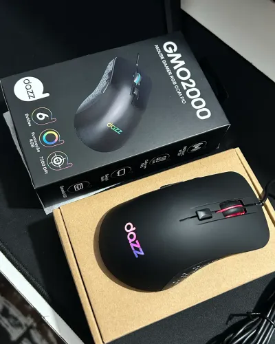 Mouse Gamer Rgb 7200 Dpi 6 Botões Cabo 1,6M