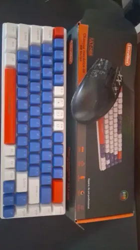 Teclado mecânico gamer+ mouse Logitech gamer