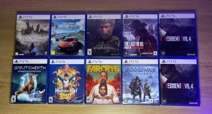 Jogos Mídia Física para PS5