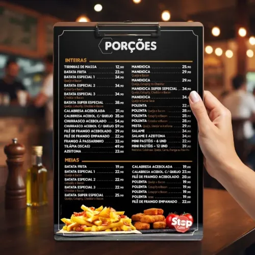 Cardápio em PVC - Personalizado para o seu negócio