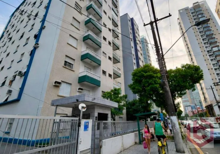 Kitnet para alugar à 1 quadra da praia, 30 m² por R$ 2.150/PACOTE mês - Boqueirão - Santos