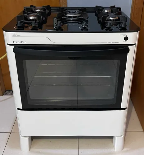 Fogão 5 Bocas Mesa de vidro Elétrico,Esmaltec!