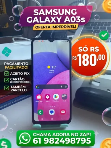 Samsung A03s - Oferta Imperdível!