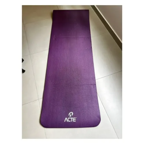 Colchonete Tapete de Yoga ACTE Roxo - Pilates e Ginástica em Casa
