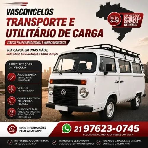 Fretes, Carretos e Mudanças - Kombi Utilitária