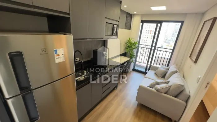 Apartamento Mobiliado de Alto Padrão para Locação | 1 Quarto | Cena Living Centro de Curi