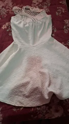 Vestido Branco Rodado