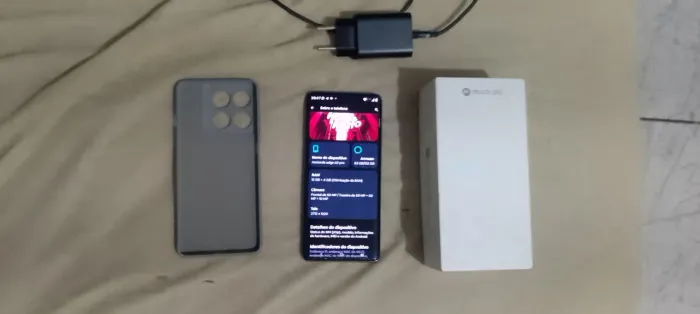 MOTOROLA EDGE 60 PRO VENDA OU TROCA 12/512GB CINZA!
