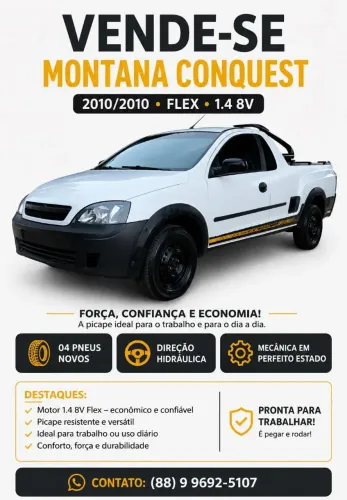 Chevrolet Montana 1.4 8V Conquest Econoflex 2P 2010