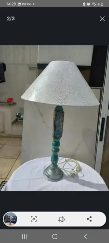 Luminária artesanal
