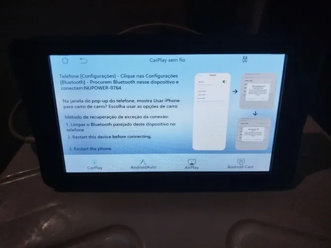 Multimídia som Universal carplay Android IOS