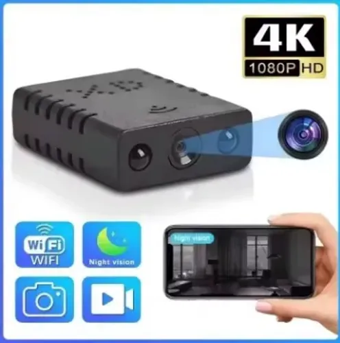 Mini Câmera Espiã Xd-2 Wifi 2,4Ghz Segurança Noturna Full Hd z1556