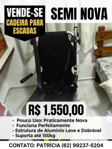 Cadeira De Rodas Para Escada (Acesso E Resgate) - Semi-nova - Goiânia