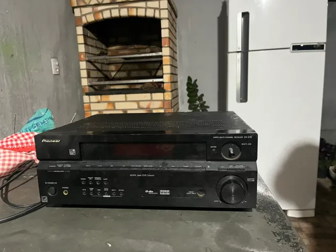 Receiver Home Theater Pioneer sx-218 5.1 - no estado