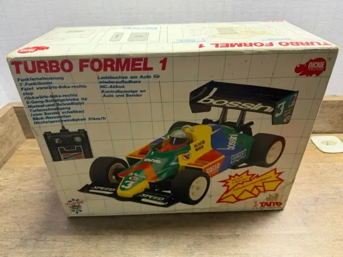 Caixa e berço carrinho Turbo Formula 1 Taiyo