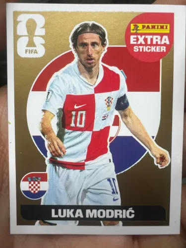 Figurinha Extra Ouro Luka Modri? Copa do Mundo 2026