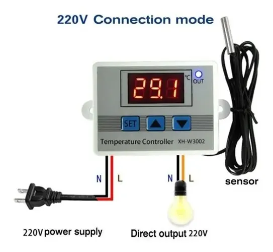 Termostato Digital Controlador De Temperatura 110/220volts