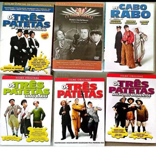 Coleção - 12 DVDs originais clássicos da comédia