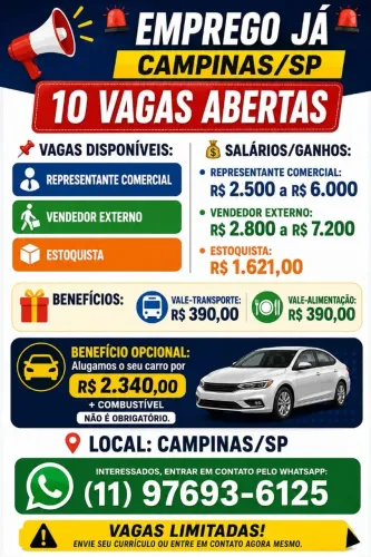 Vagas Limitadas