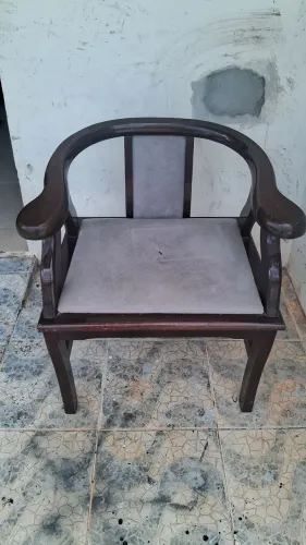 PAR DE POLTRONA DE MADEIRA 