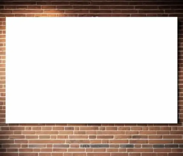 TELÃO 4K COM 130 POLEGADAS PARA QUALQUER PROJETOR TELÃO MEDIDAS 2.50X1.50 ANTIRREFLEXO
