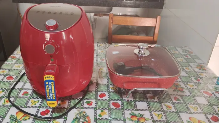 Air fryer e panela elétrica 