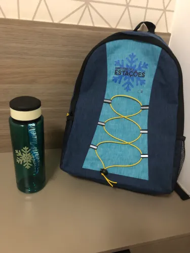 Kit Circuito das Estações 2026 etapa inverno mochila e garrafa