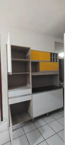 Armário de cozinha compacta Loft Nesher - 06 portas e 2 gavetas