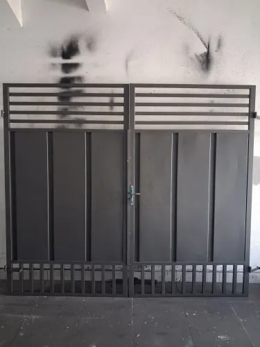 Portão de garagem pivo 240x210cm