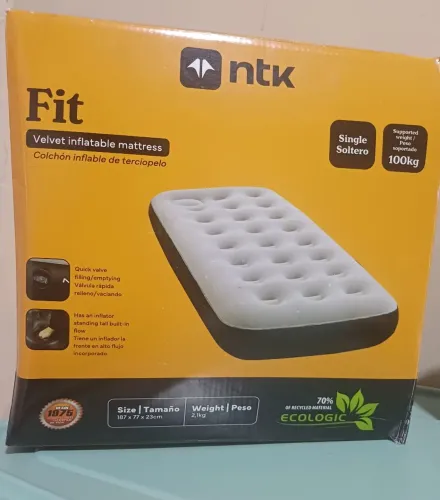Colchão Inflável Solteiro NTK - Até 100 kg