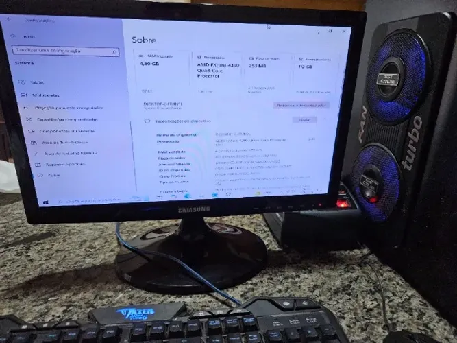 Computador com SSD, completo para usar