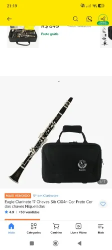 Clarinete Eagle