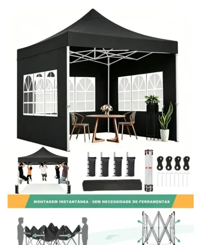 Tenda gazebo sanfonada