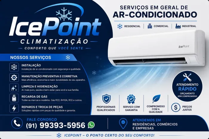 Serviços em geral de refrigeração