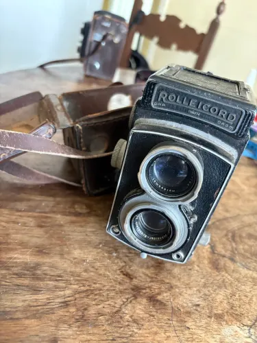 Oportunidade! Câmera Analógica Vintage Raríssima - Rolleicord Alemã + Case Original